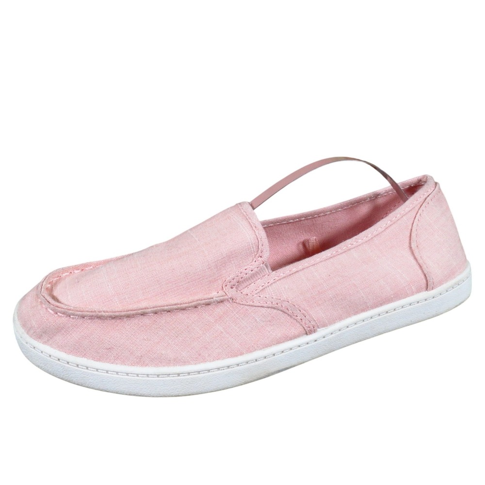 Time and Tru WMTT25CA211L Women Casual Slip On Shoe 7.5 Everyday Pink Fabric